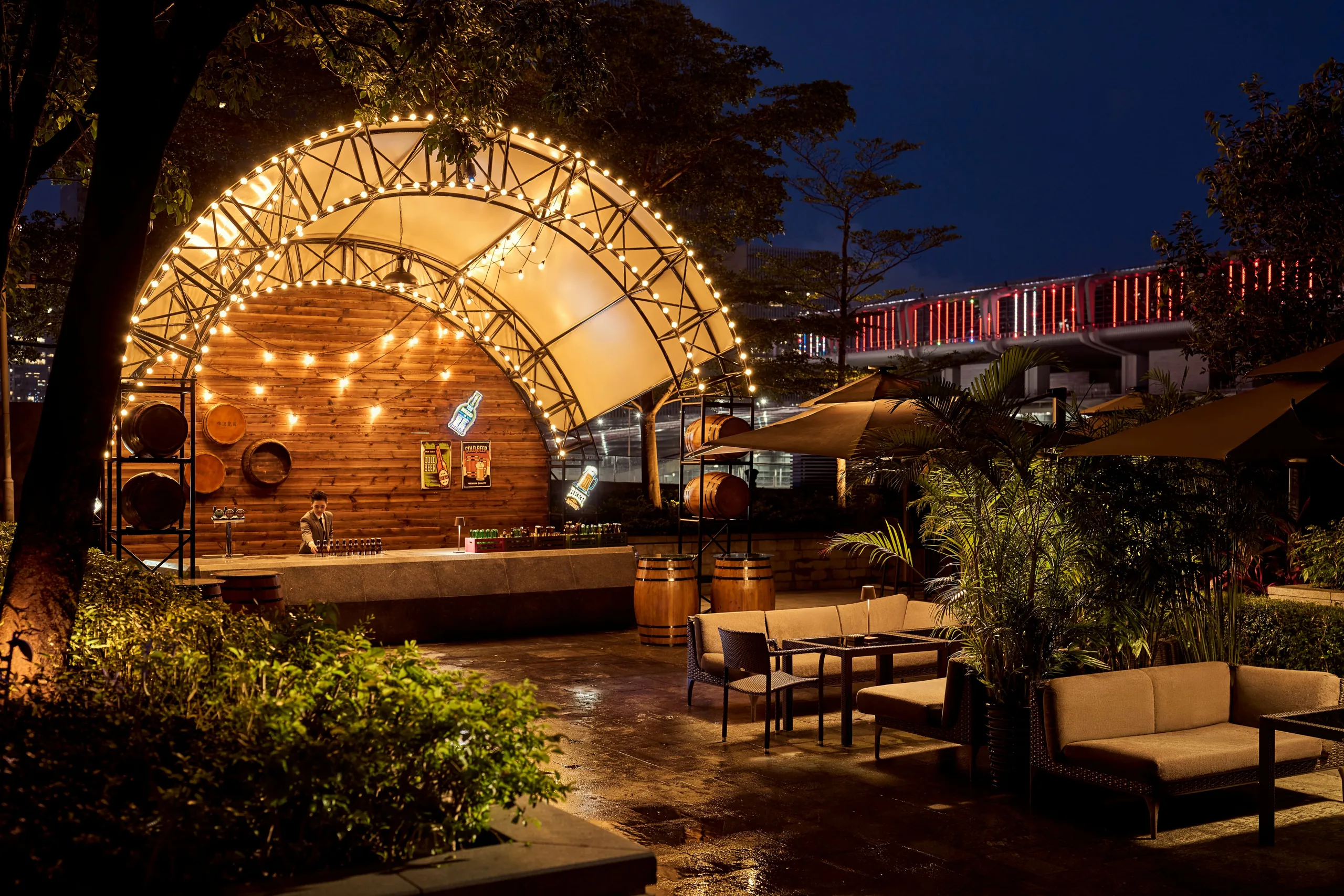 NOW OPEN: Outdoor Beer Garden at Four Seasons Hotel Shenzhen