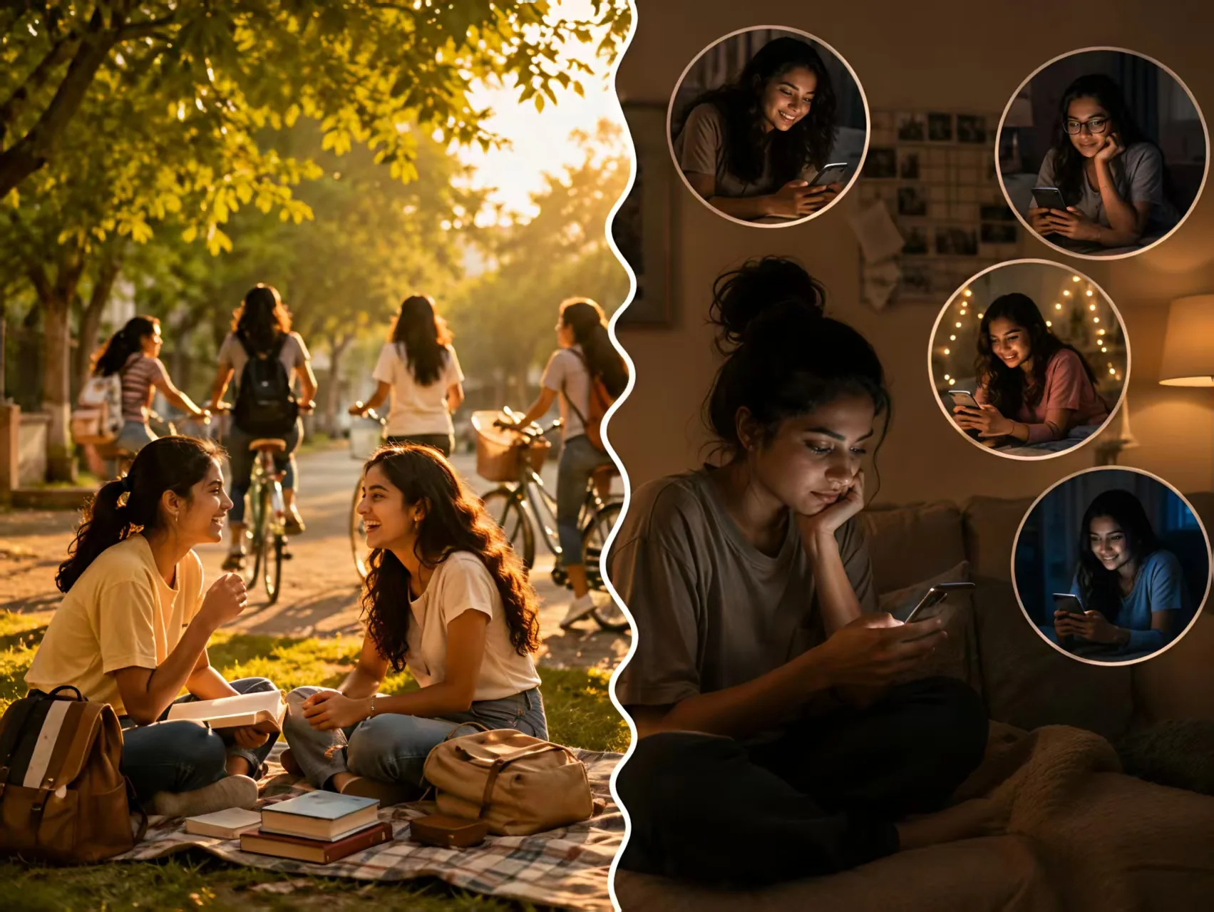 Friendships: Then vs Now