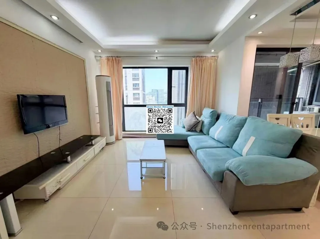 Sihai MTR,Line12 | 88㎡ 3BR 1BA | Furnished | ¥9,500/Mth — main photo