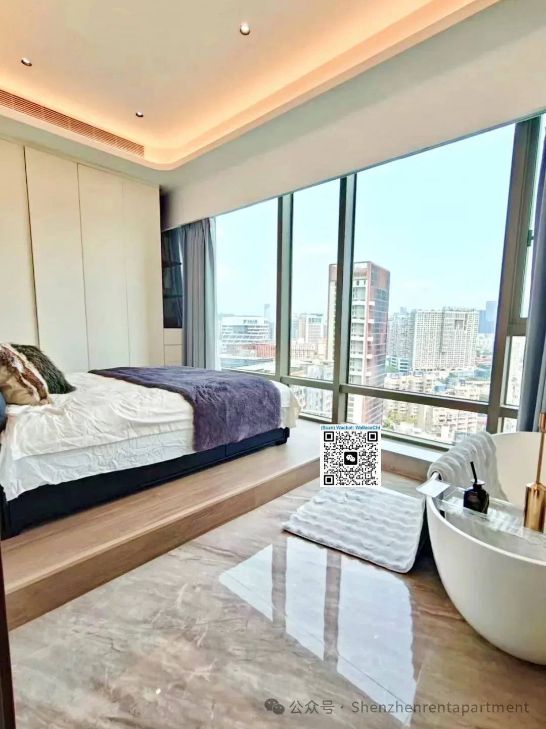 Photo 5 of Sihai MTR, Line 12 | 183㎡ | 4BR 2BA | Furnished | ¥36,000/Mth