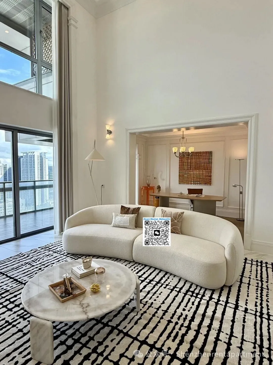 Photo 2 of Jingshan villa 9th | Tup floor Duplex | 303㎡ 4BR 3BA | Renovated | ¥50,000/Mth