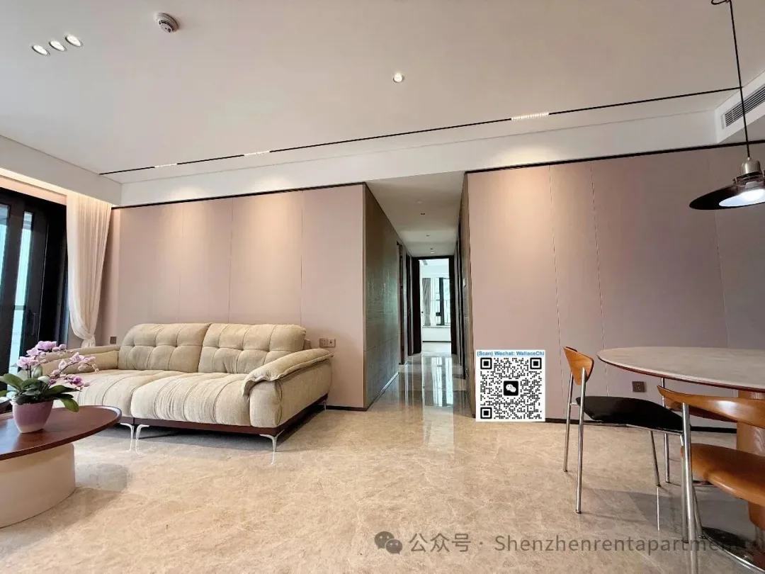 Photo 2 of Chiwan MTR,Line2&5 | 129㎡ 4BR 2BA | Brand New | Furnished | ¥18,000/Mth