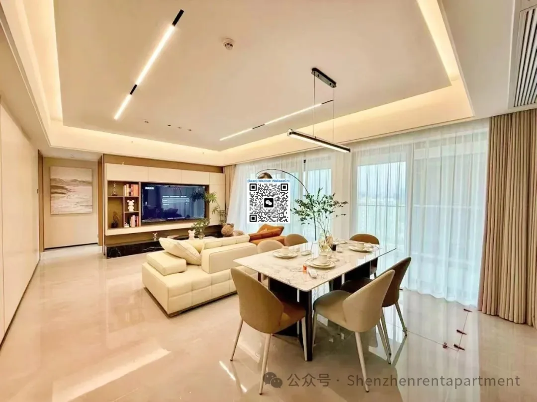 Yihai MTR,Line9 | 132㎡ 3Bed 3Bath | Brand new | Furnished | ¥18,000/Mth — main photo