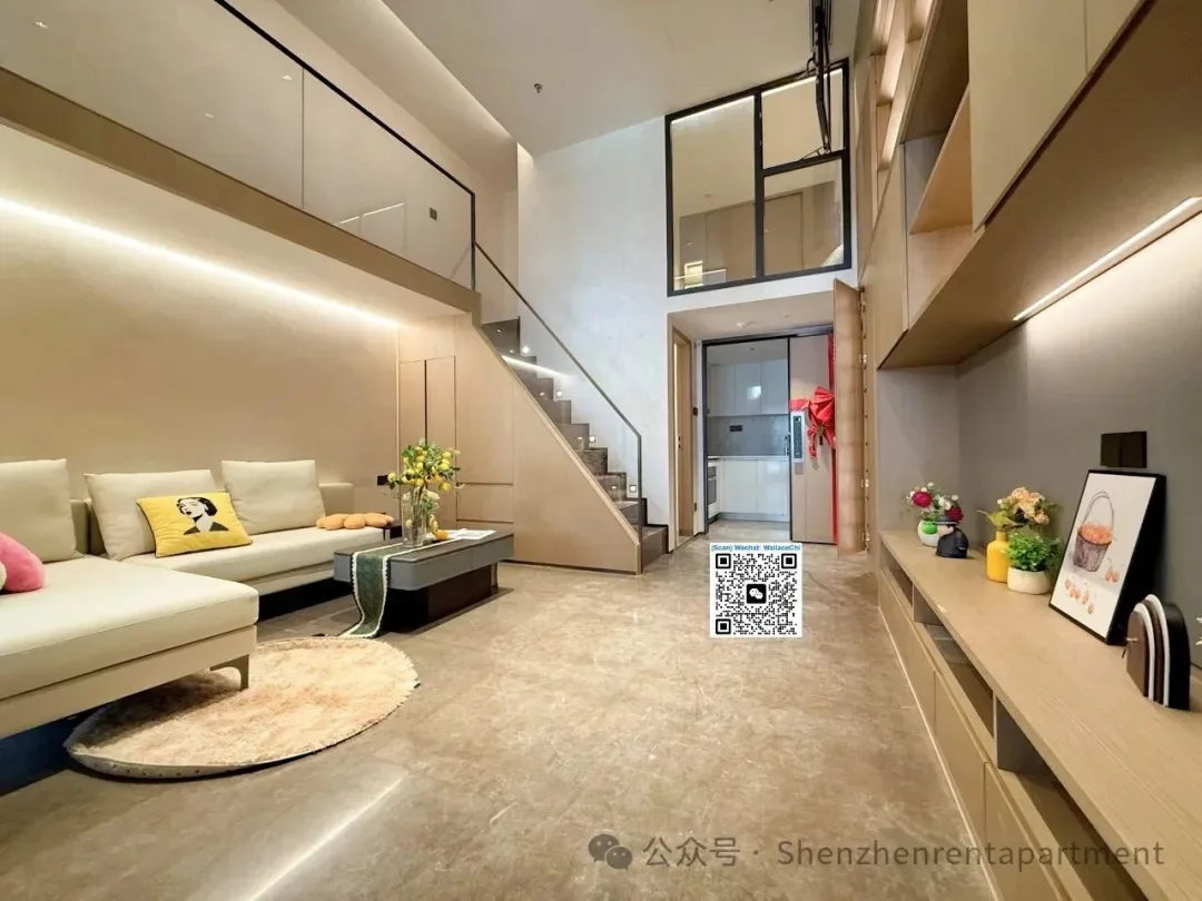 Photo 5 of Nanyou West MTR,Line 9 | 71㎡ loft style 3Bed 3Bath | Brand New | ¥12,500/Mth