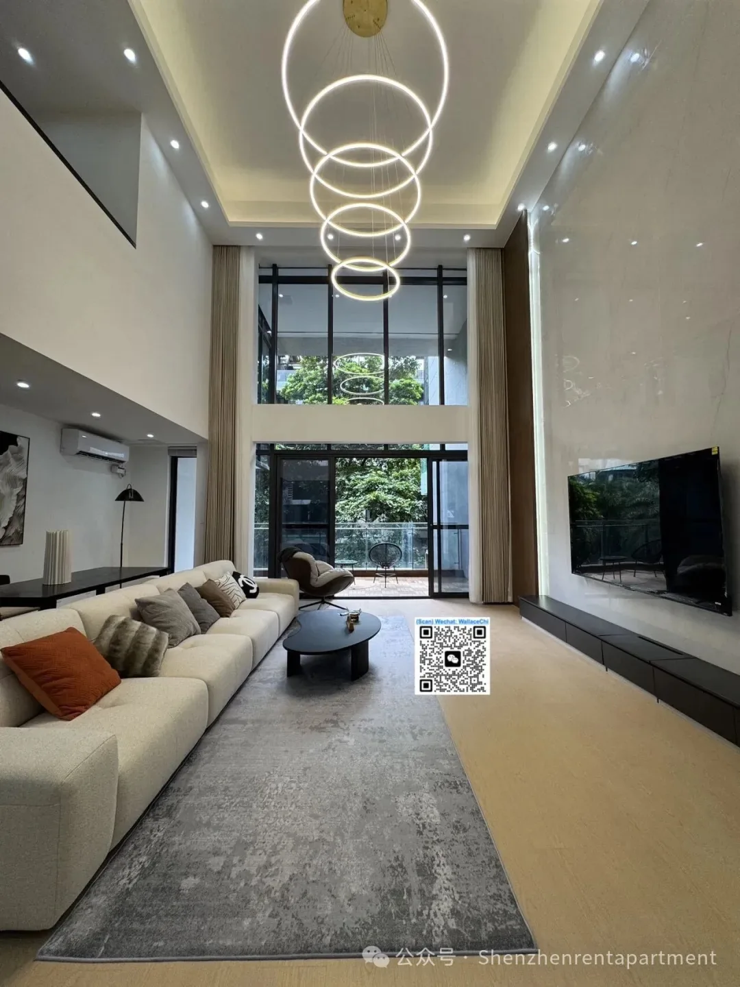 Wanxia MTR: 242㎡ 4 Bed, 3 Bath, Duplex Double-Height Living Room @ 46,000