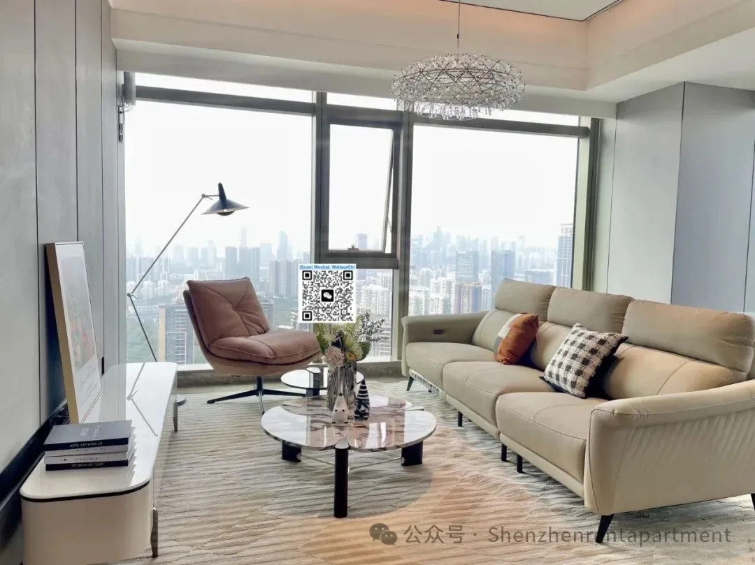 Sihai MTR | 131㎡ 2BR 2BA | Open Oven Dishwasher Kitchen | ¥18,500/Mth — main photo
