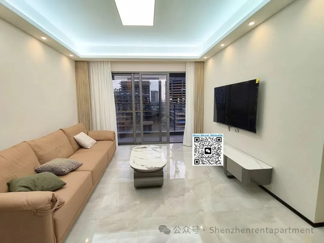 Qianhai | Railway Park MTR Line5 | 120㎡ 3BR | Furnished | ¥14,000/Mth