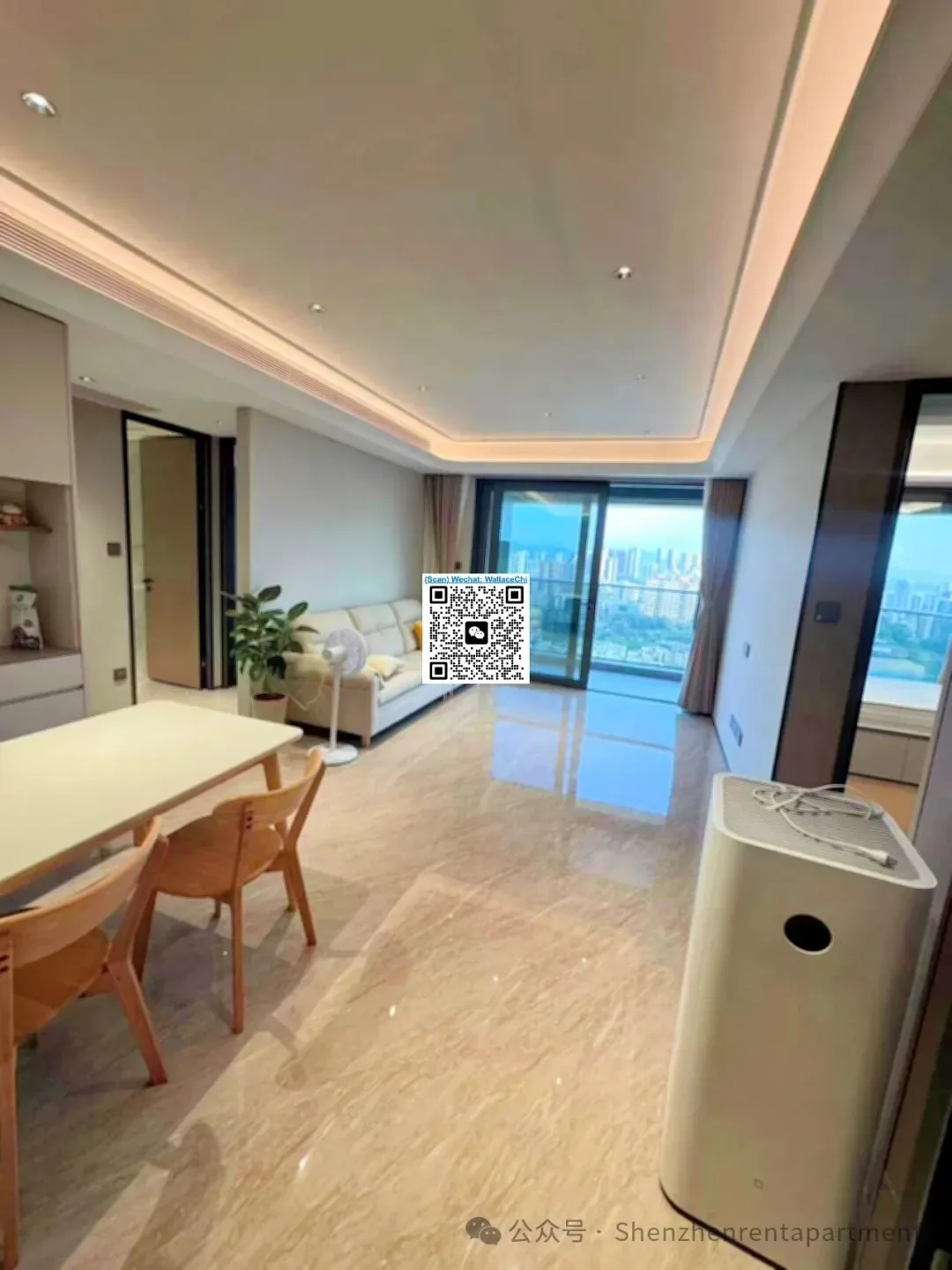 Sihai MTR ,Line 12 | 105㎡ 3BR 2BA | Brand New | Furnished | ¥21,000/Mth