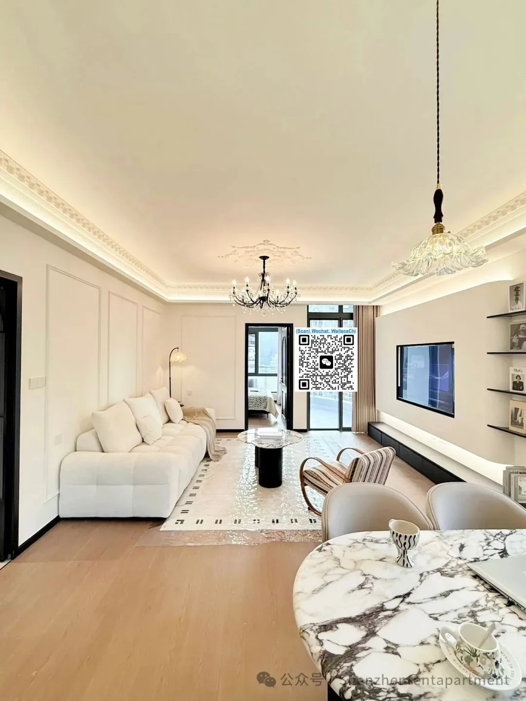 Sihai MTR, Line 12 | 100㎡ 2Bed | Brand new | Furnished | ¥15,800/Mth — main photo