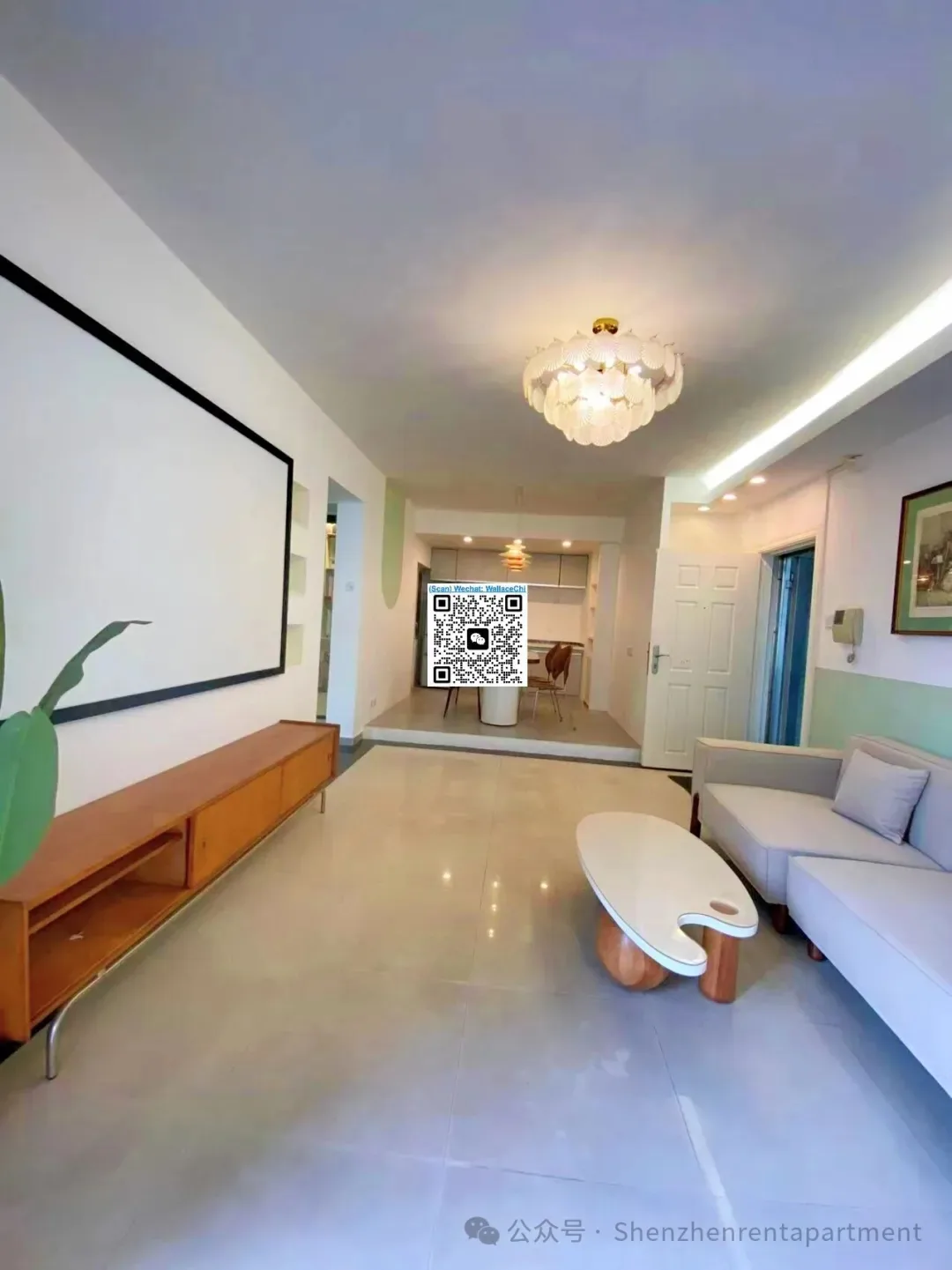 Photo 2 of Shuiwan MTR | 71㎡ 2BR | Big Terrace | Furnished | ¥9,800/Mth
