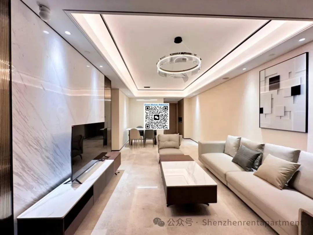 Photo 2 of Qianhai | Qianwan Park Station | 120㎡ 3BR | Furnished | 15,800/Mth