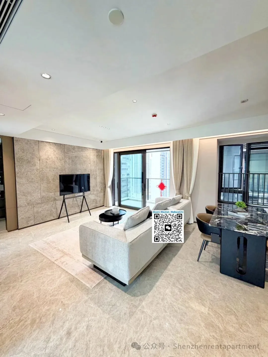 Photo 3 of Chiwan MTR,Line2&5 | 117㎡ 4BR 2BA | Brand New | Furnished | ¥15,000/Mth