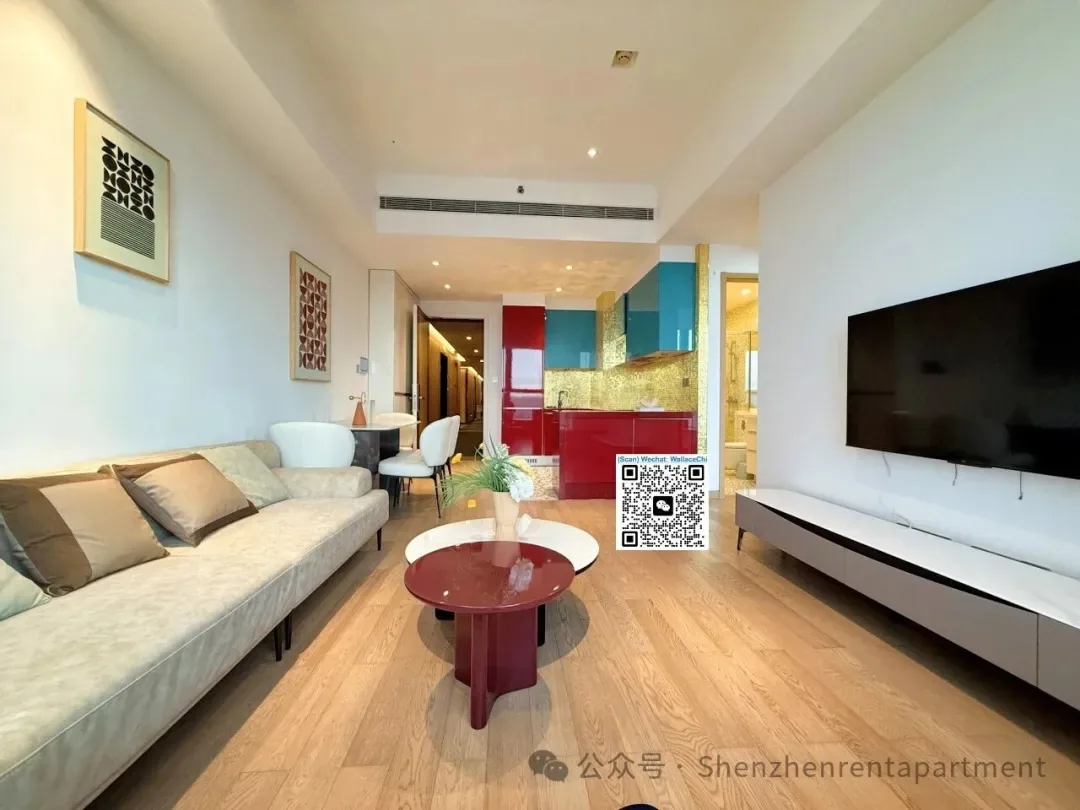 Photo 3 of Shuiwan MTR | 105㎡ 2BR | Oven Dishwasher Kitchen | Seaview | ¥14,000/Mth