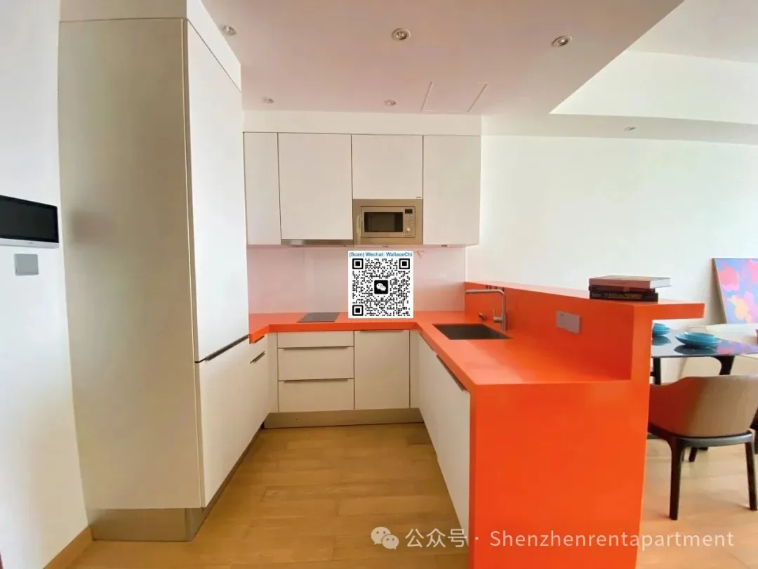 Photo 3 of Shuiwan MTR | 81㎡ 1 Bedroom | Open kitchen | Furnished | ¥12,000/Mth