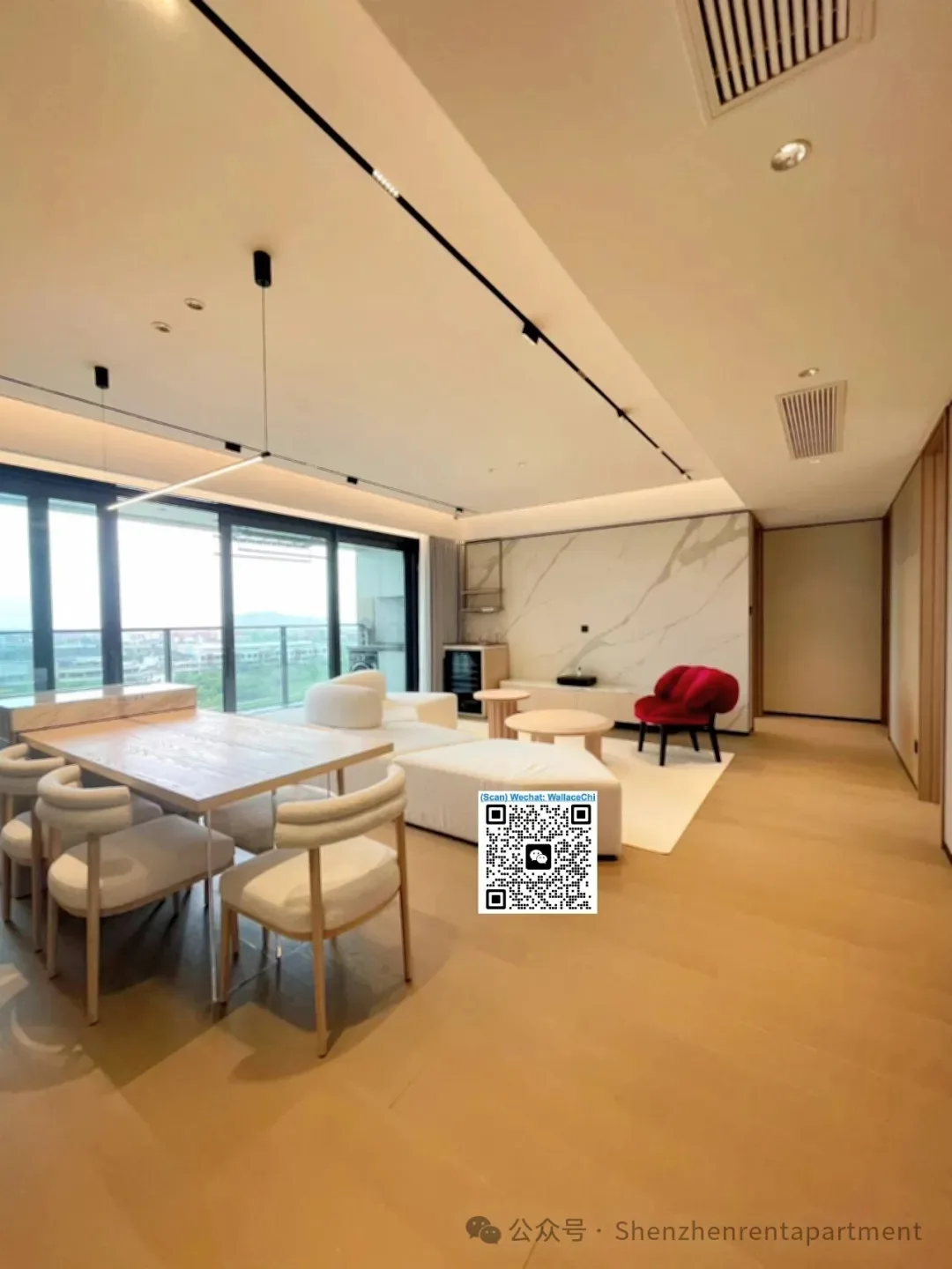QianHai | Qianwan Park MTR | 150㎡ 4BR 2BA | Seaview | Furnished | ¥26,000/Mth — main photo