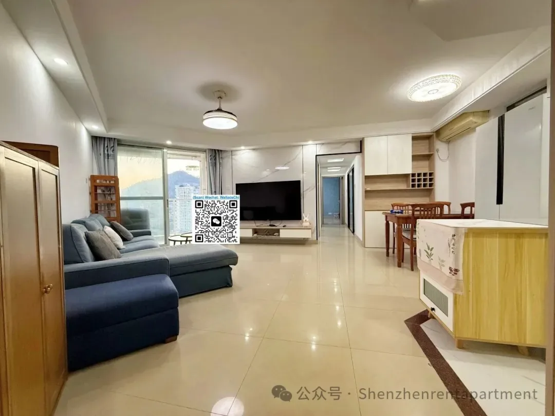 Shuiwan MTR |104㎡ 3BR 2BA | Furnished | ¥9,500 /Mth — main photo