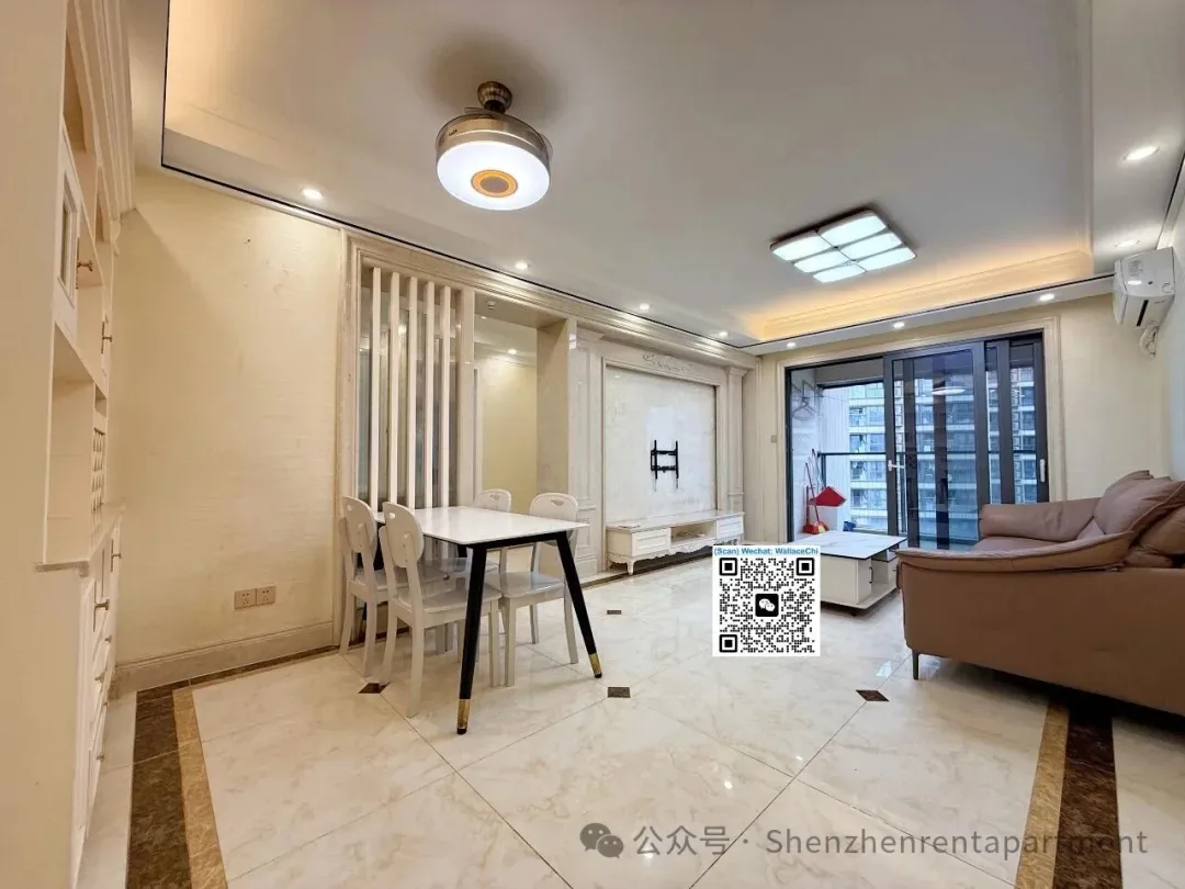 Shekou Impression | 103㎡ 3BR 2BA | Seaview | Furnished | ¥15,000/Mth