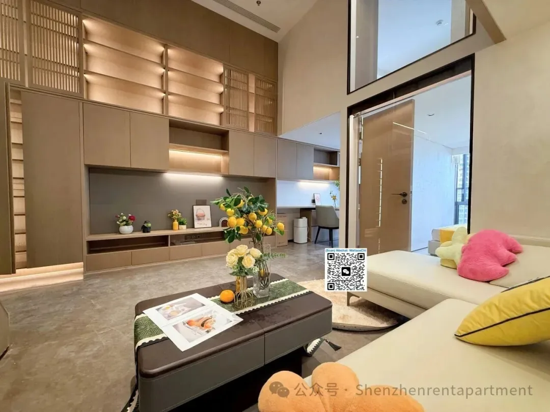Photo 3 of Nanyou West MTR,Line 9 | 71㎡ loft style 3Bed 3Bath | Brand New | ¥12,500/Mth