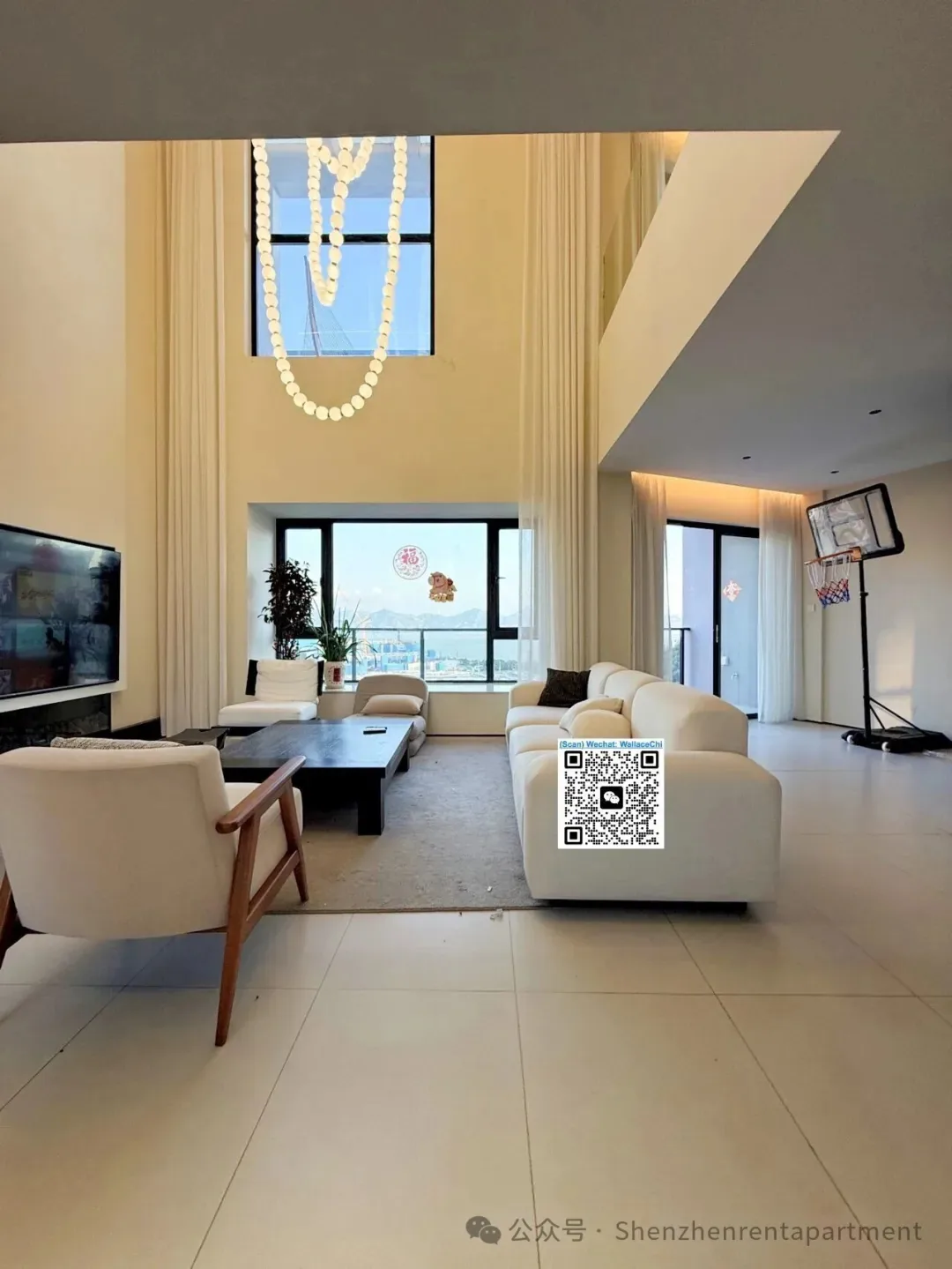 Wanxia MTR | 266㎡ 5BR | Top floor Duplex Terrace Renovated | Seaview | ¥54,000/Mth