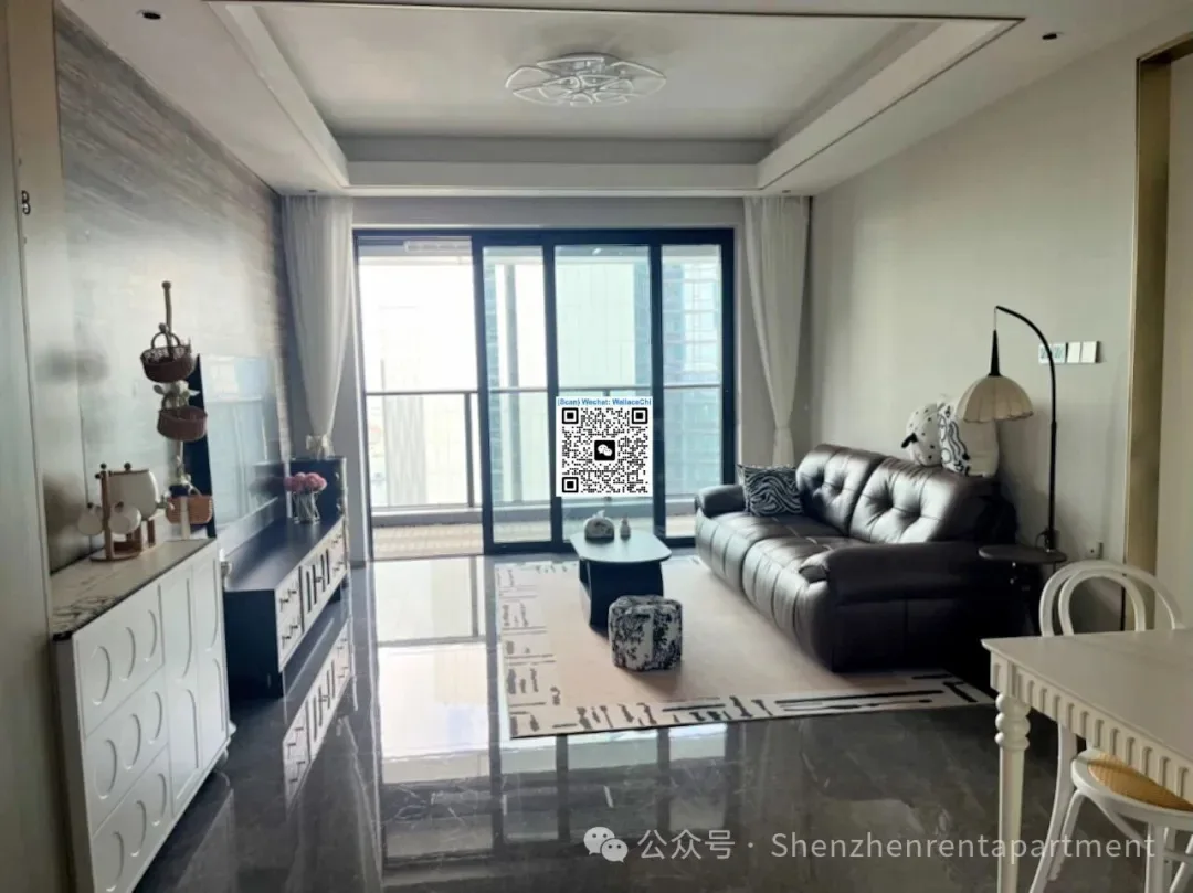 Chiwan MTR,Line2&5 | 133㎡ 3BR 2BA | Brand New | Seaview | ¥14,800/Mth