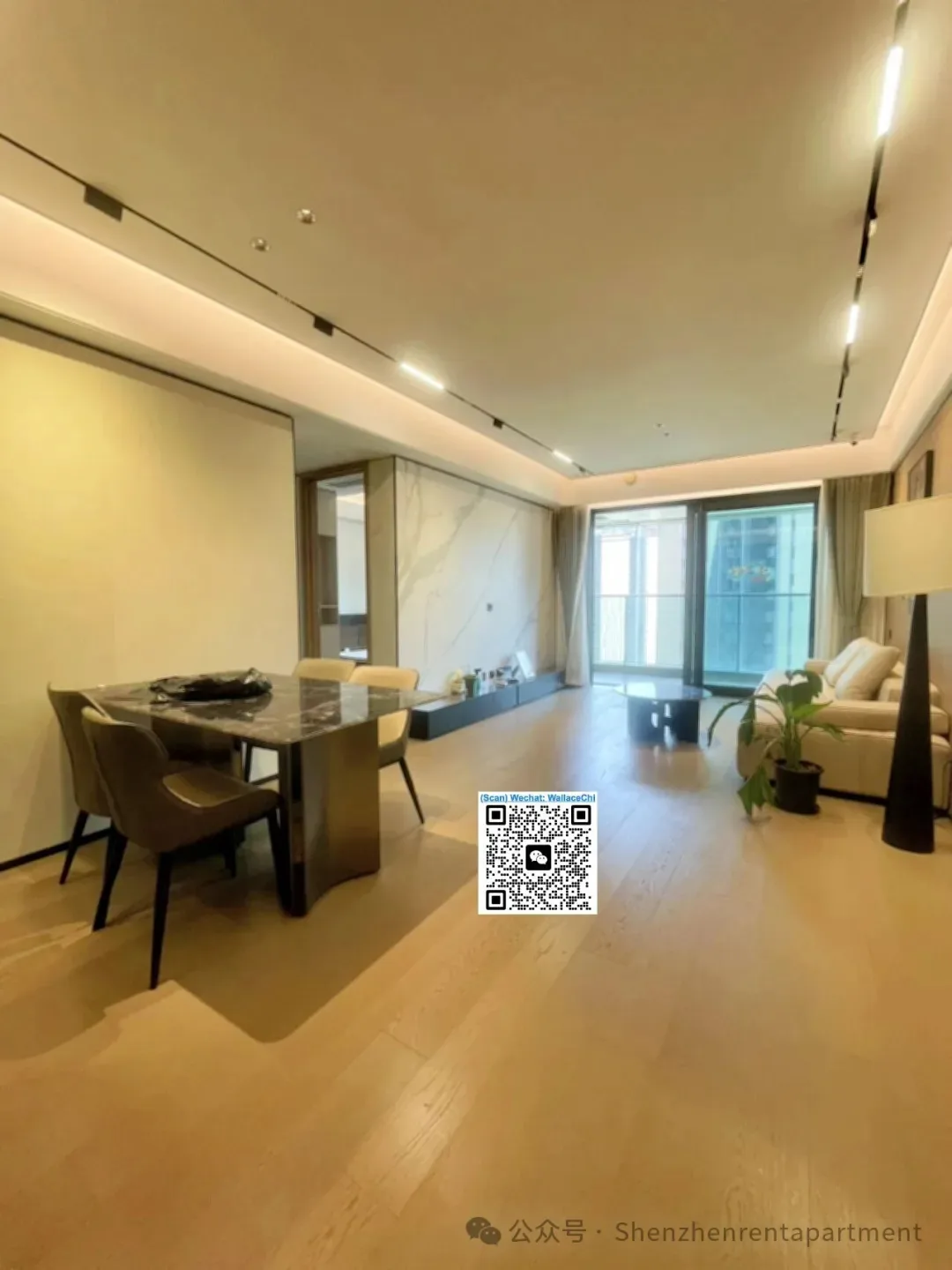 Qianhai | Qianwan Park MTR | 110㎡ 3BR 2BA | Dish washer Kitchen | ¥16,000/Mth — main photo