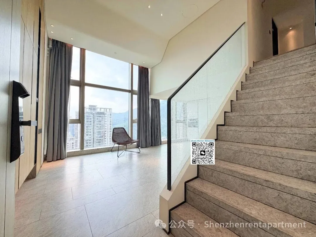 Sihai MTR | 101㎡ Loft Style | 3BR 2BA | Furnished | ¥17,500/Mth — main photo