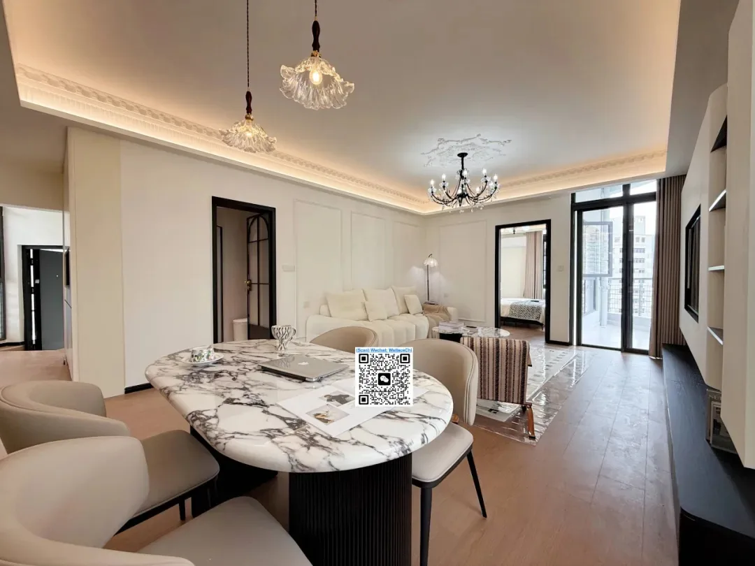 Photo 2 of Sihai MTR, Line 12 | 100㎡ 2Bed | Brand new | Furnished | ¥13,800/Mth