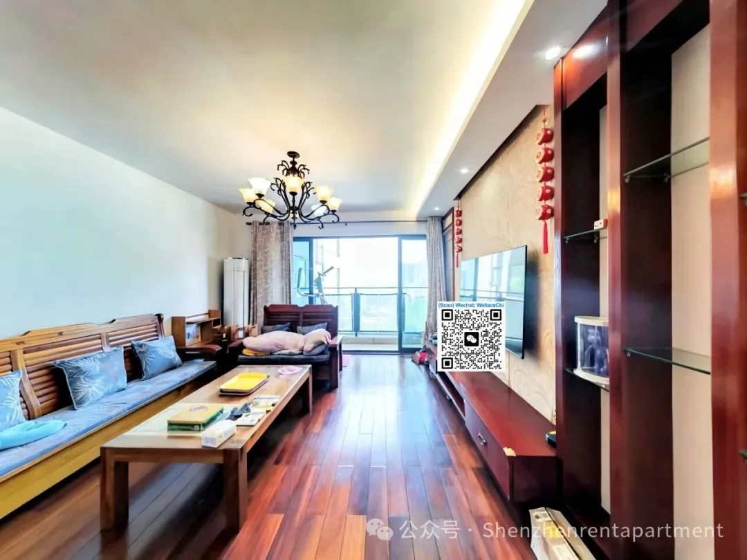 Sihai MTR,Line12 | 138㎡ 4BR 2BA | Furnished | ¥16,000/Mth