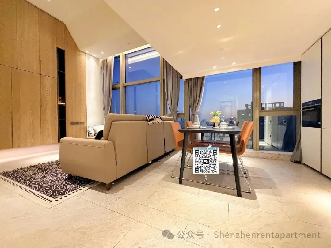 Photo 3 of Sihai MTR | 101㎡ Loft Style | 3BR 2BA | Furnished | ¥16,500/Mth