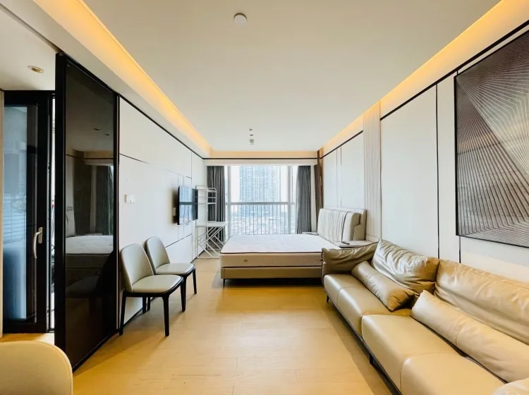 Futian brand new 1 bedroom 48 sqm, rent 7500 rmb — main photo