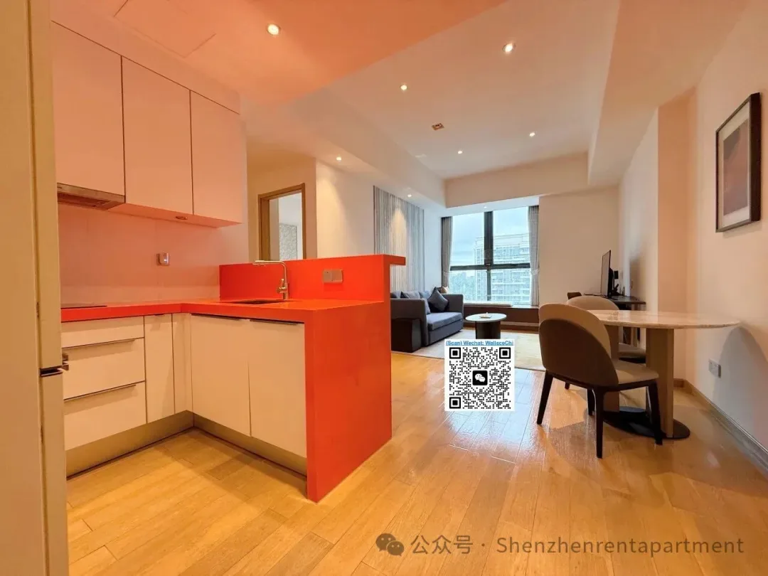 Shuiwan Cloudy Apartment | 81㎡ 1BR | Open kitchen | ¥12,000/Mth