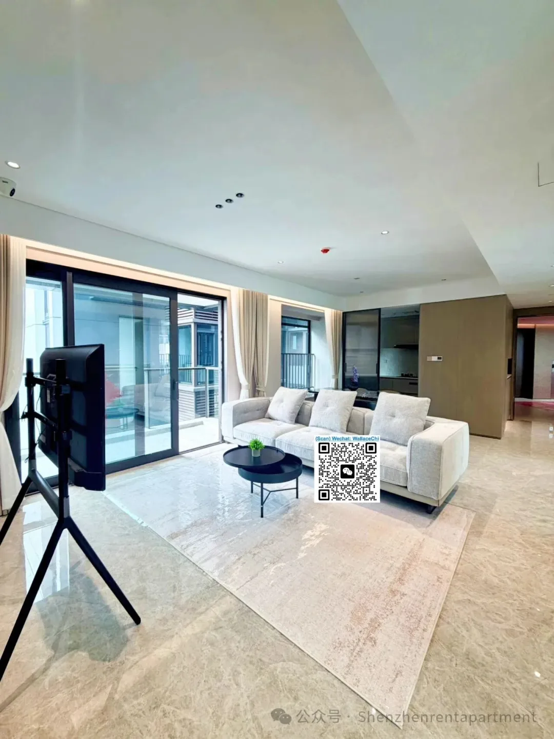 Chiwan MTR,Line2&5 | 117㎡ 4BR 2BA | Brand New | Furnished | ¥15,000/Mth — main photo