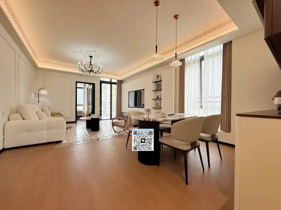 Sihai MTR, Line 12 | 100㎡ 2Bed | Brand new | Furnished | ¥13,800/Mth — main photo