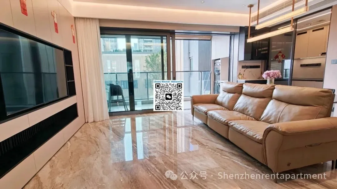 Line5, Qianwan Park | 115 ㎡ 4BR 2BA | Brand new | ¥19,000/Mth — main photo