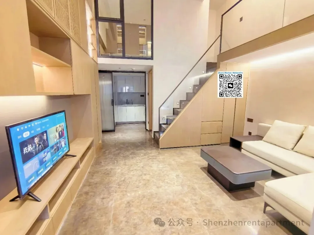 Photo 2 of Nanyou West MTR,Line 9 | 77㎡ loft style 3Bed 3Bath | Brand New | ¥11,500/Mth