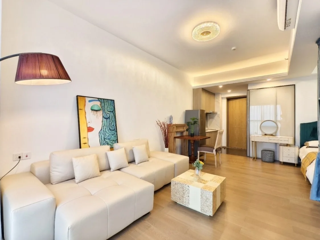 Stylish Compact 47sqm 1-Bed Hall | Stunning Value Zhongzhou Coastal — main photo