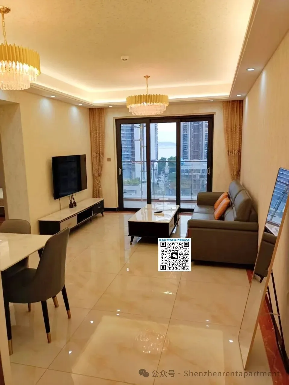 Ocean One | 89㎡ 2BR | Seaview | Furnished | ¥10,500/Mth