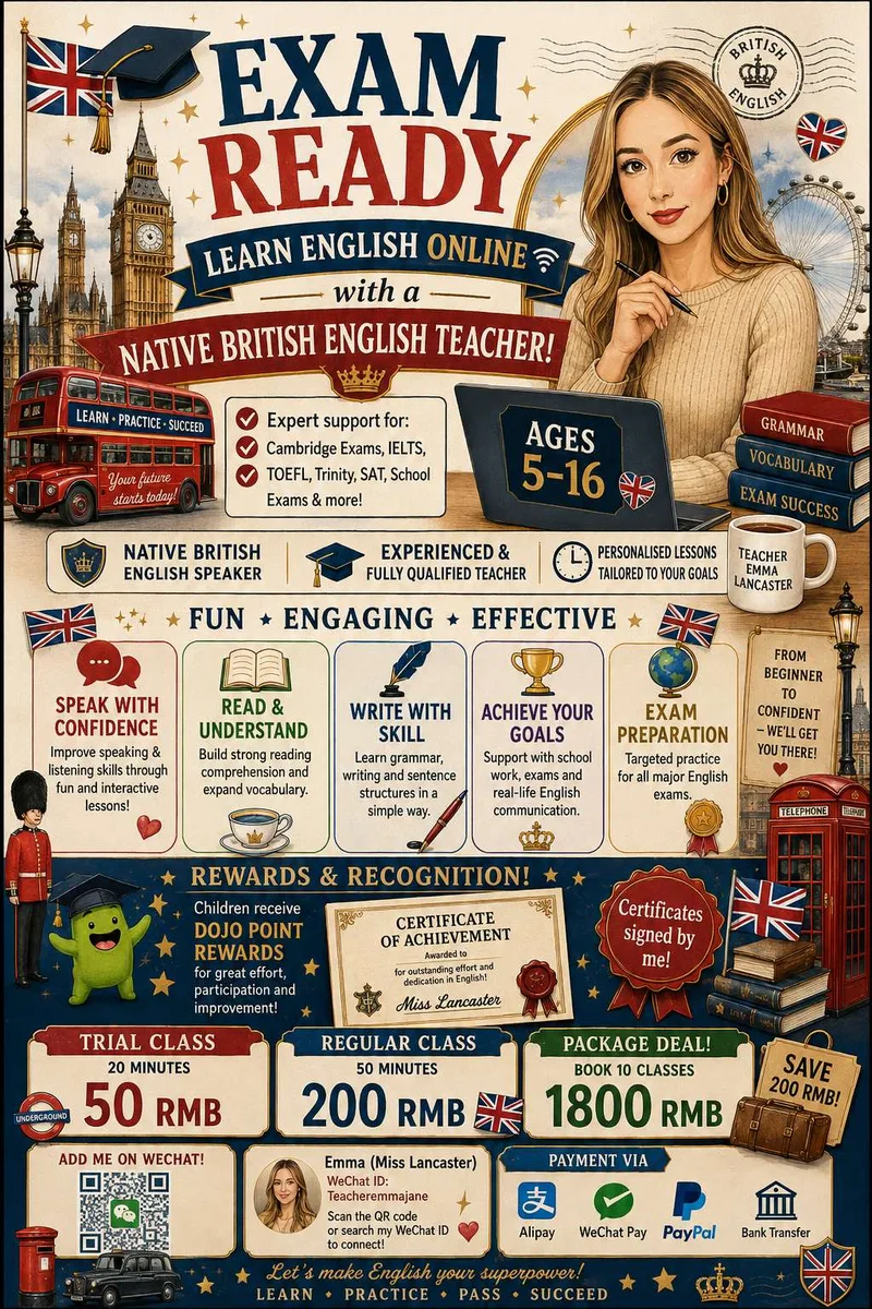 Welcome to My English Lessons!