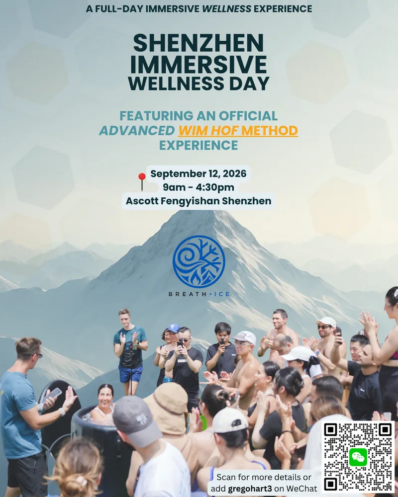 Official Advanced Wim Hof Method Workshop Returns to Shenzhen