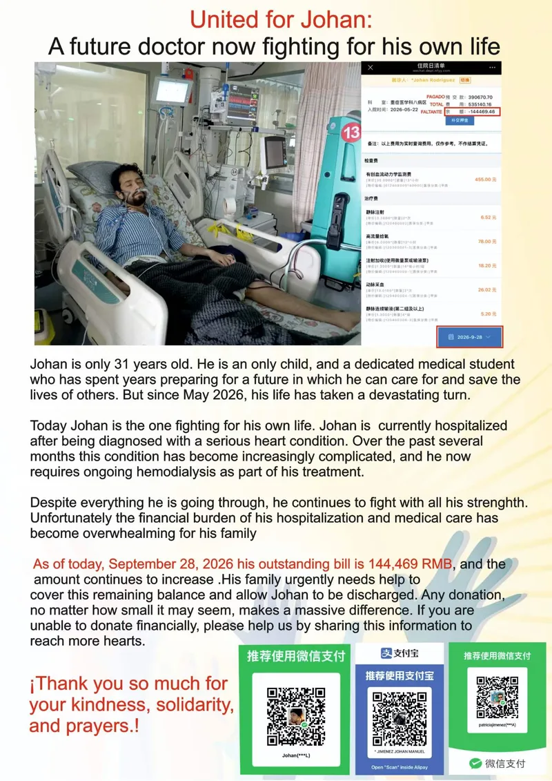 S.O.S:  Let’s Help Save Johan