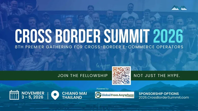 Cross Border Summit 2026 Fellowship: November  3–5, Chiang Mai, Thailand