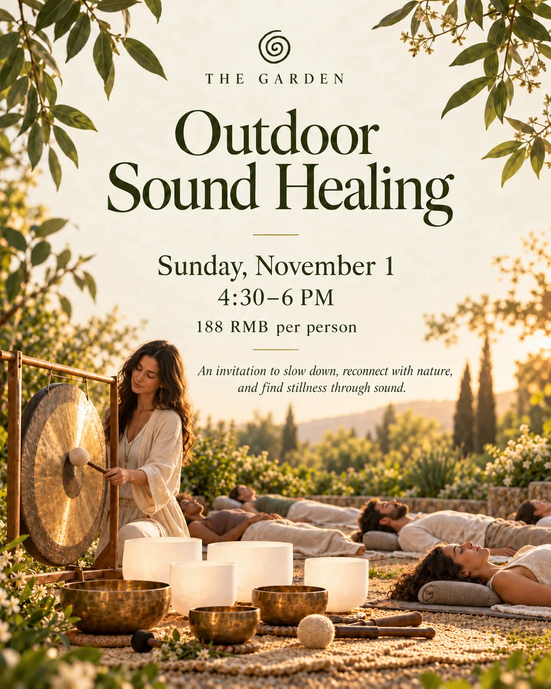 Outdoor Sound Healing at The Garden