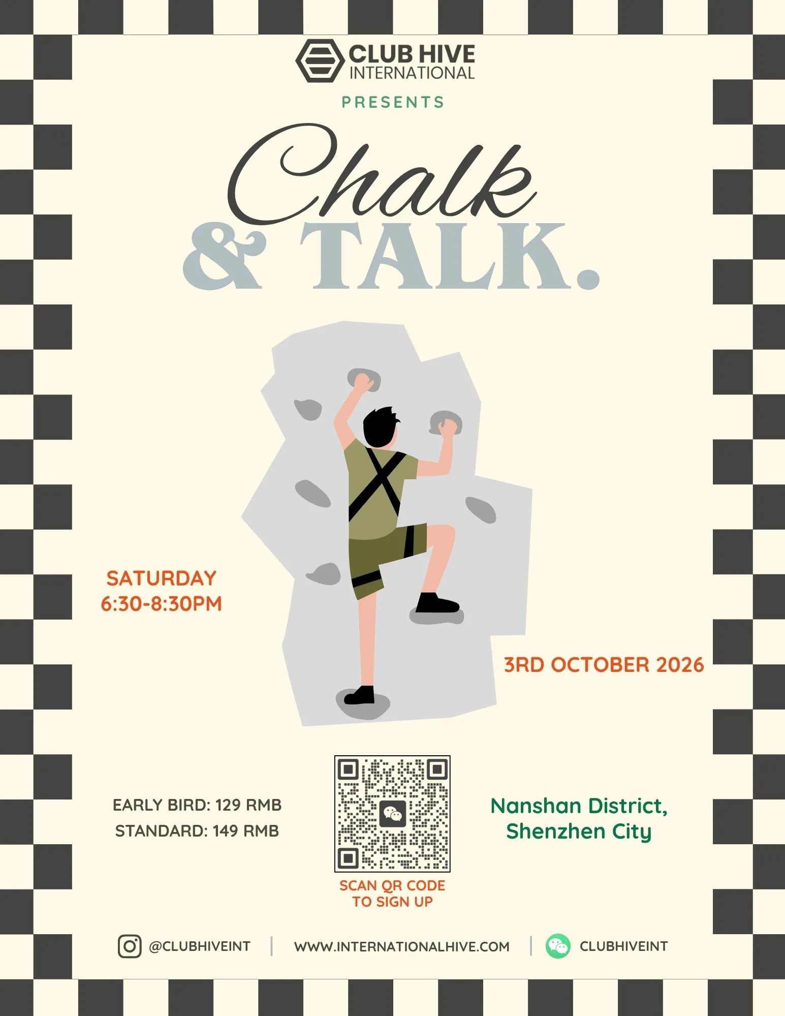 WEEKLY EVENTS FROM CLUB HIVE INTERNATIONAL