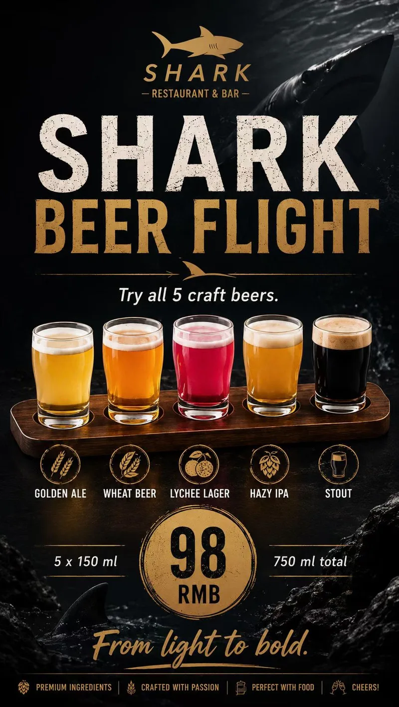 Shark Beer Flight