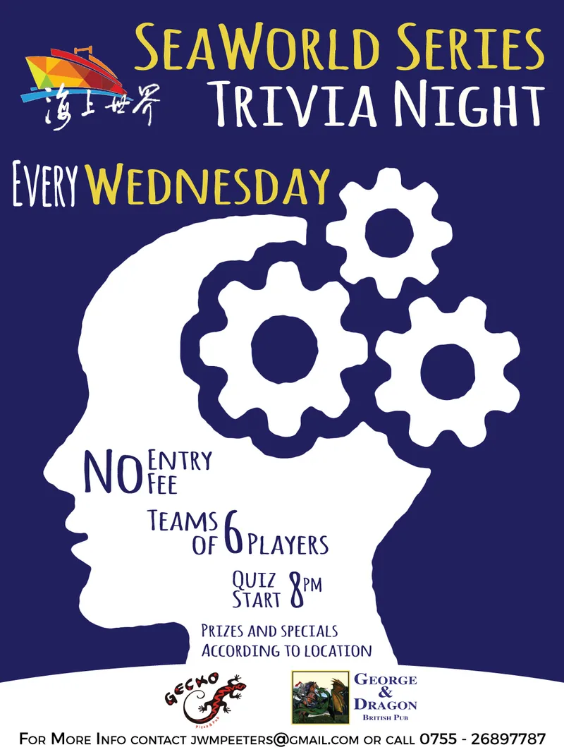 Sea World Series Trivia Night: Every Wednesday
