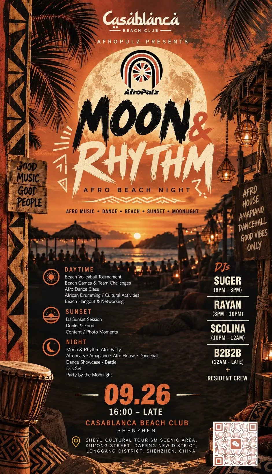 🌕 AFROPULZ presents: MOON & RHYTHM 🌍🔥