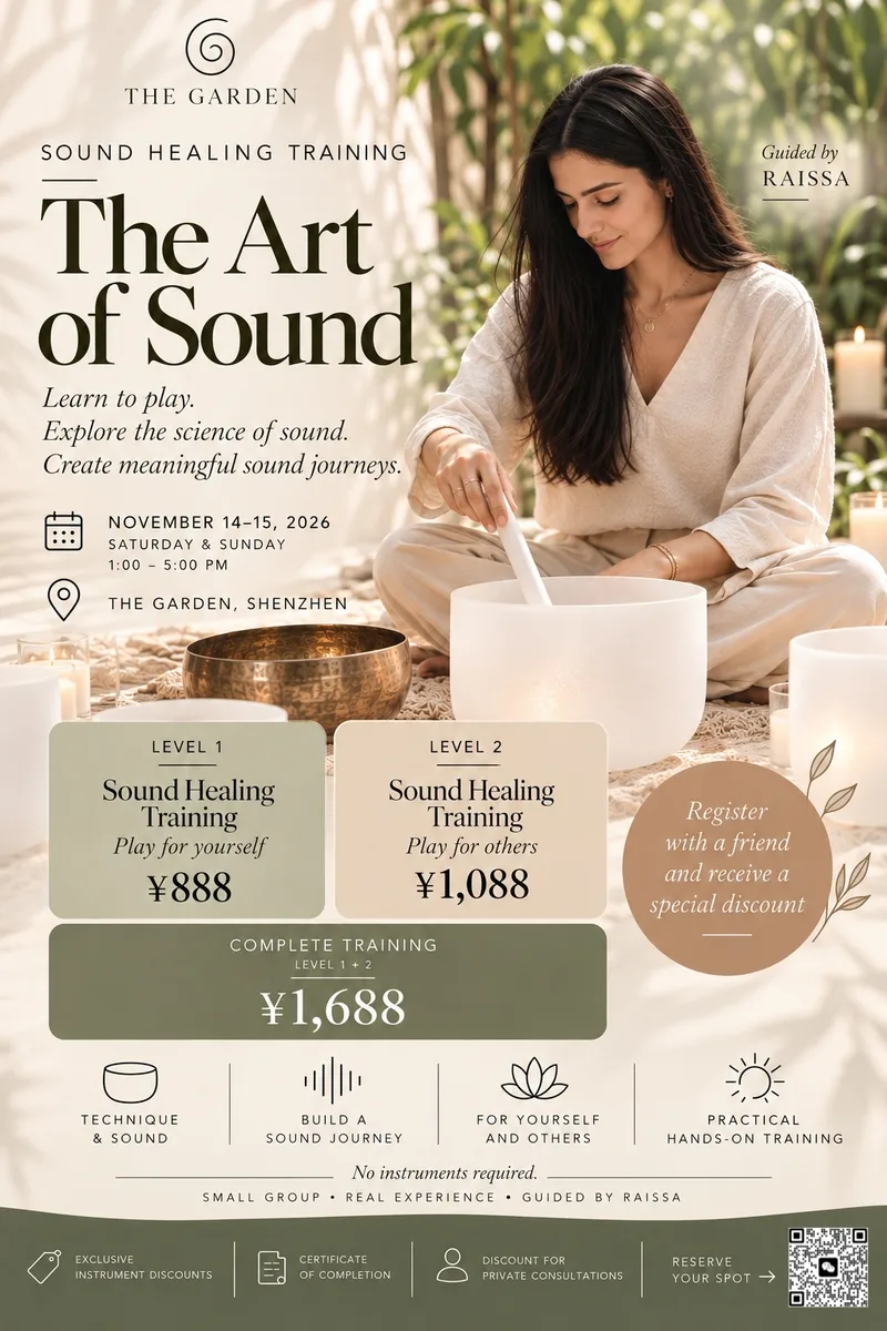 Sound Healing Training • Nov 14–15 in Shekou