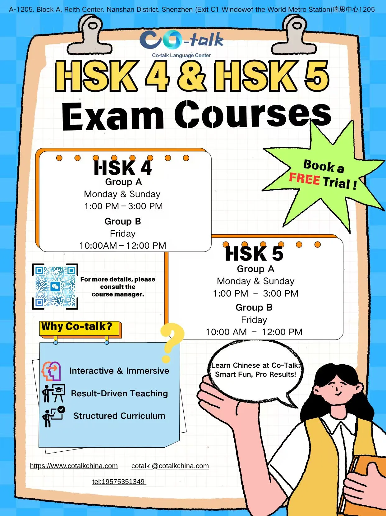 Ace Your HSK 4 & HSK 5 with Co-Talk!