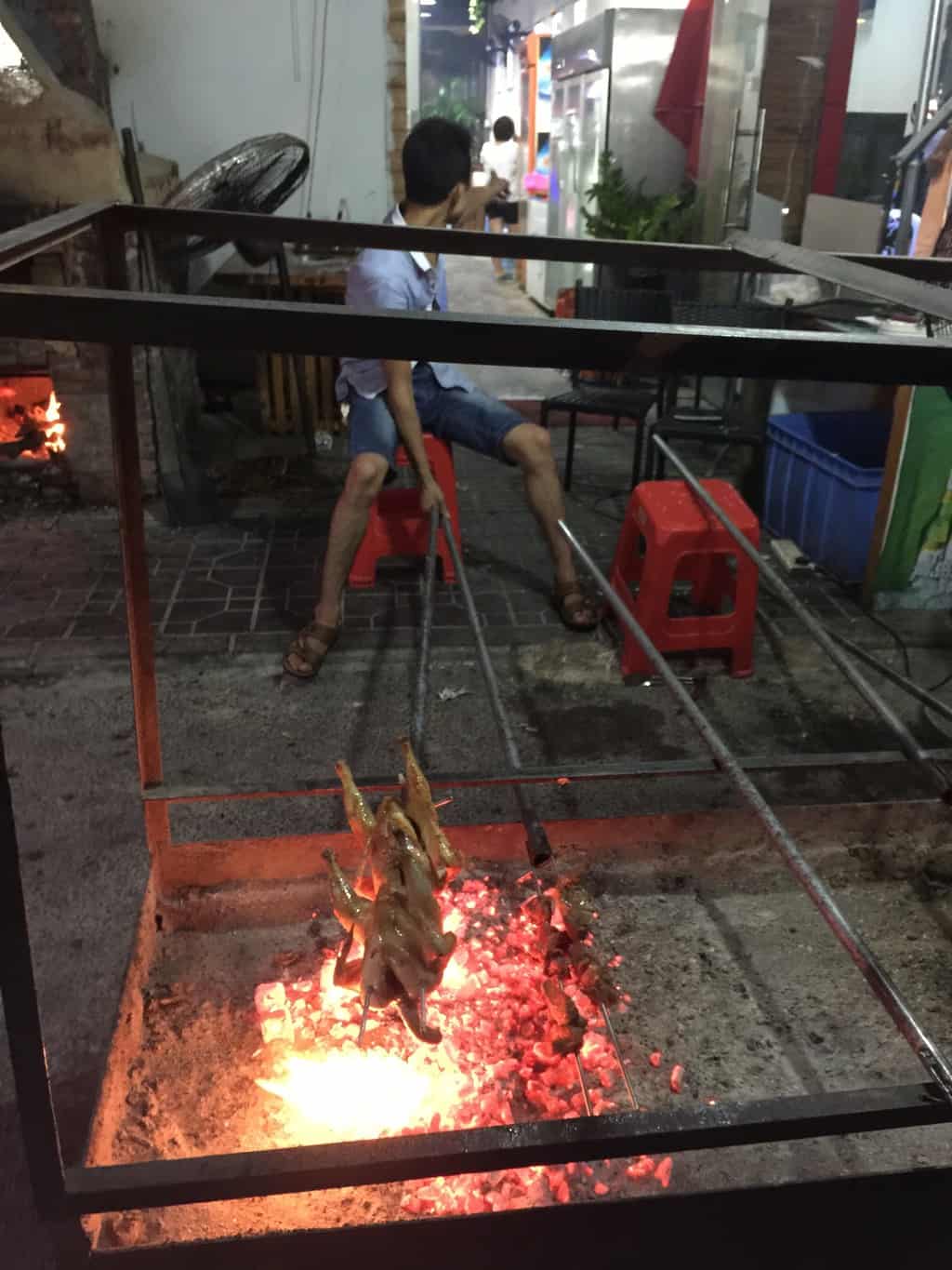 Roasting Chicken's in Baishizhou Nanshan
