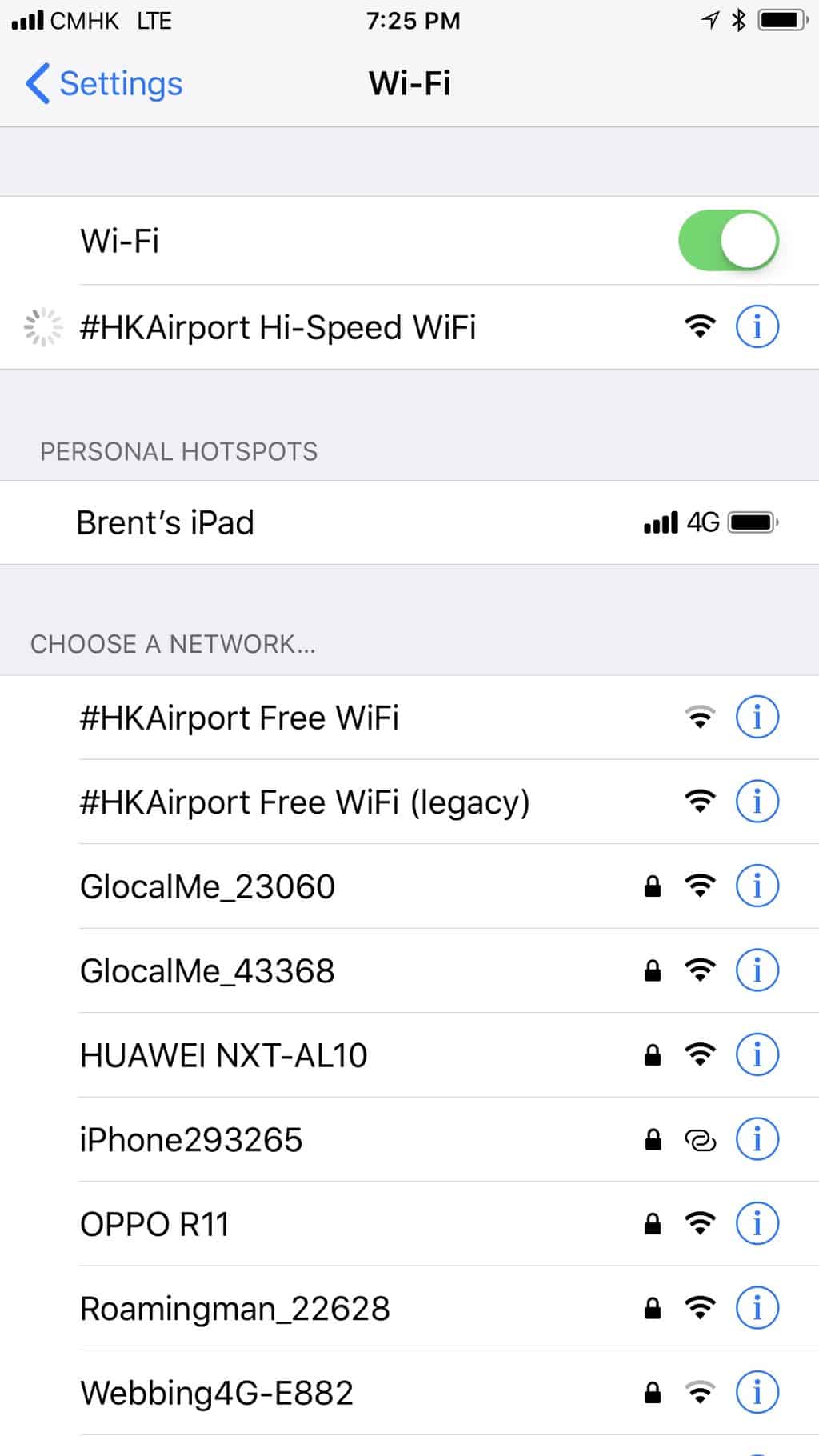 Hong Kong Airport now has high speed WiFi